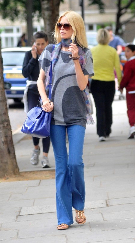 Claudia Schiffer pictured in Notting Hill on July 7, 2011 in London, England. (Photo by SAV/FilmMagic)